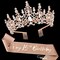 15 Birthday Decorations for Girls, Rose Gold Birthday Sash and Tiara for Girls, It's My 15th Birthday Decorations for Girls, Quinceanera Crown Fabulous Birthday Party Favor Supplies for Girls